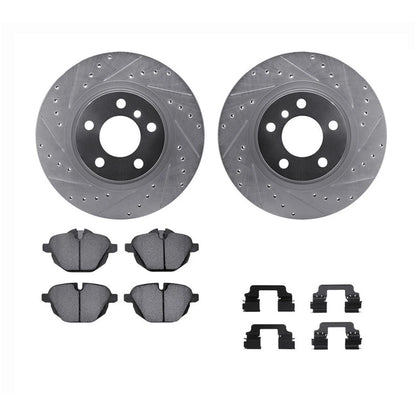 Rotor Set for BMW 530e xDrive (2018–2023) ALX-PAU-DF-7612-31123-CLA4