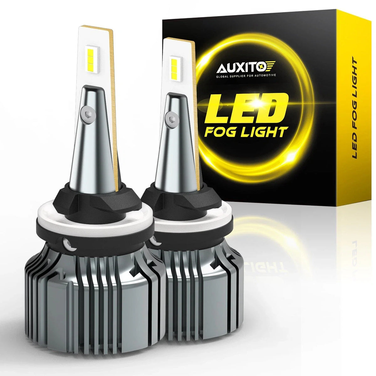 2X LED Fog Light Bulbs 880 881 893 899 for Universal Fit (6500K Xenon White)
