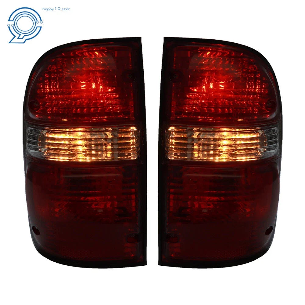Set of 2 Tail Light Brake Lamps for Toyota Tacoma (2001–2004) Red Rear