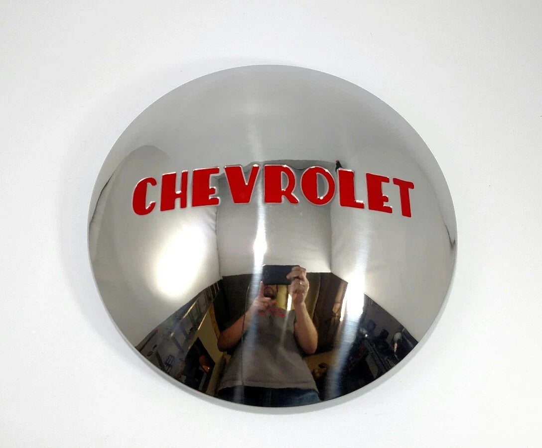 Set of 5 Stainless Hubcaps for Chevrolet 1/2 Ton Truck (1947–1953)