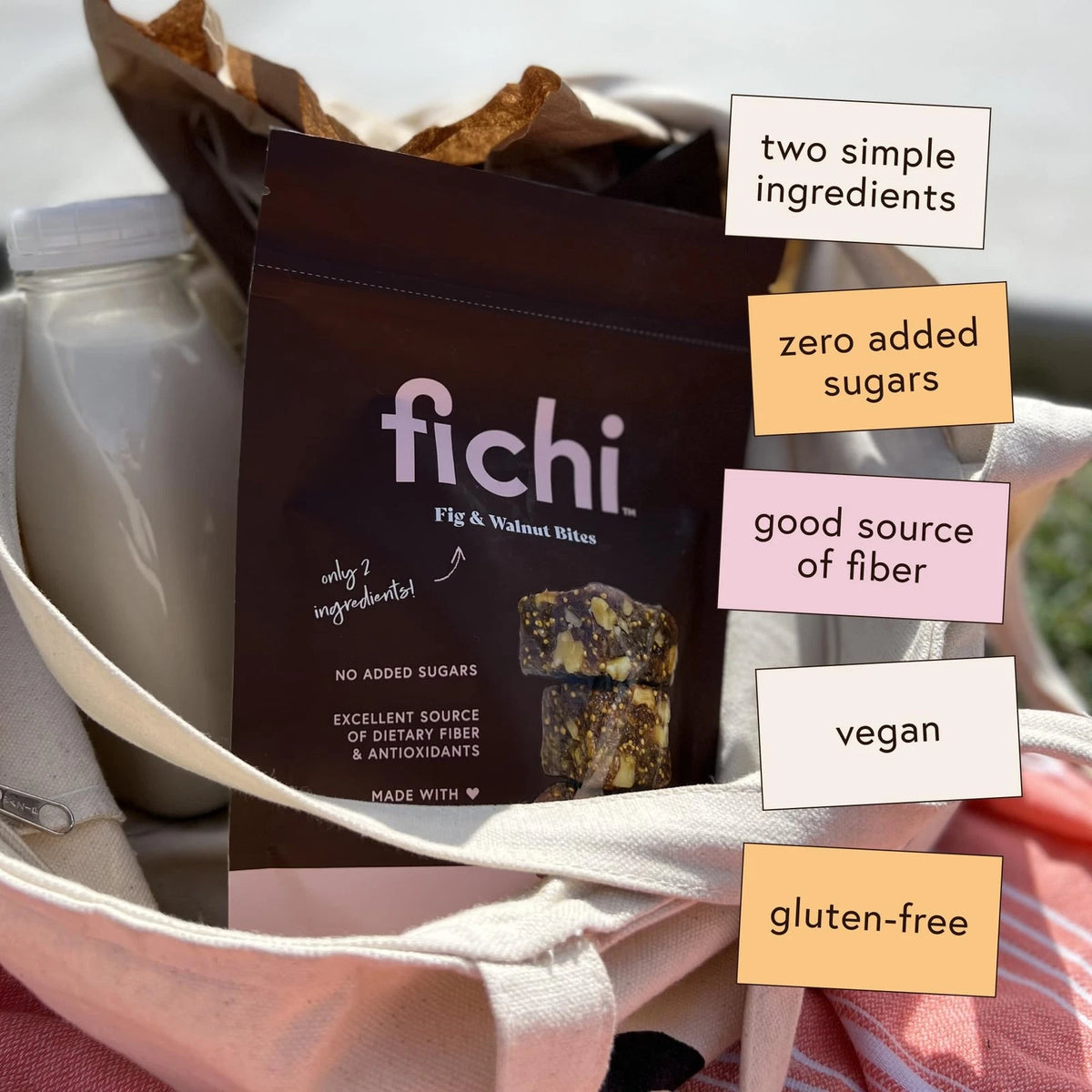 2X Fichi Fig and Nut Bites Gluten-Free Pack