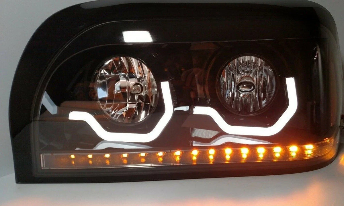 Left LED Headlight with Light Bar for Freightliner Century (2000–2007)