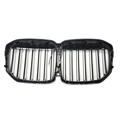 Double Slat Gloss Black Front Kidney Grille for BMW X7 (2019–2022) Grille-782-B