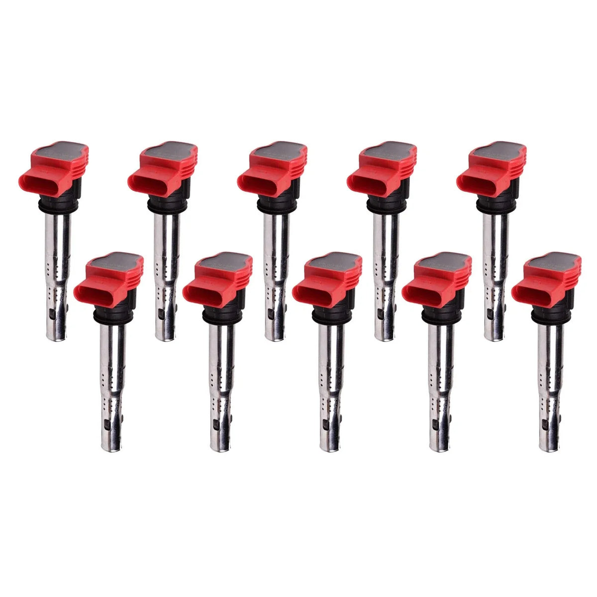 Set of 10 Ignition Coils for Audi R8, S6, S8 5.2L V10 (2007–2015)