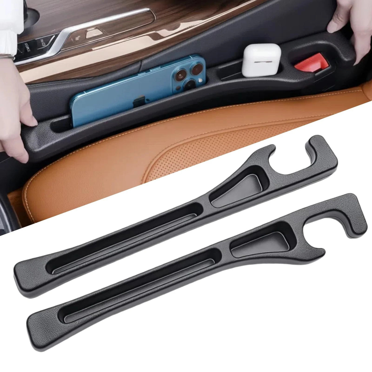2X Car Seat Gap Organizer for Cars, SUVs (2010–2023)