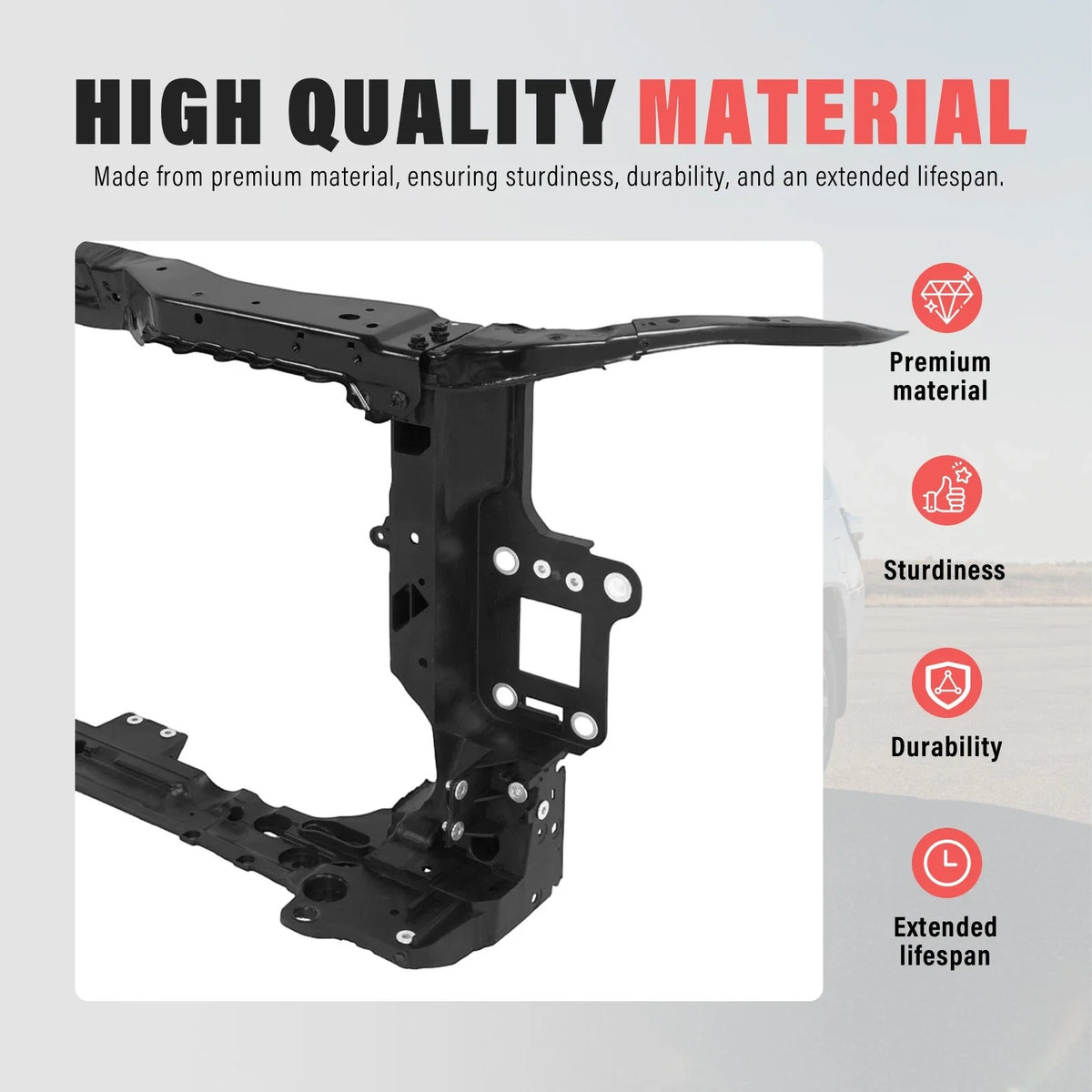 Core Radiator Support for Honda Civic Hatchback (2017–2021) #HO1225188, 71410TGGA01