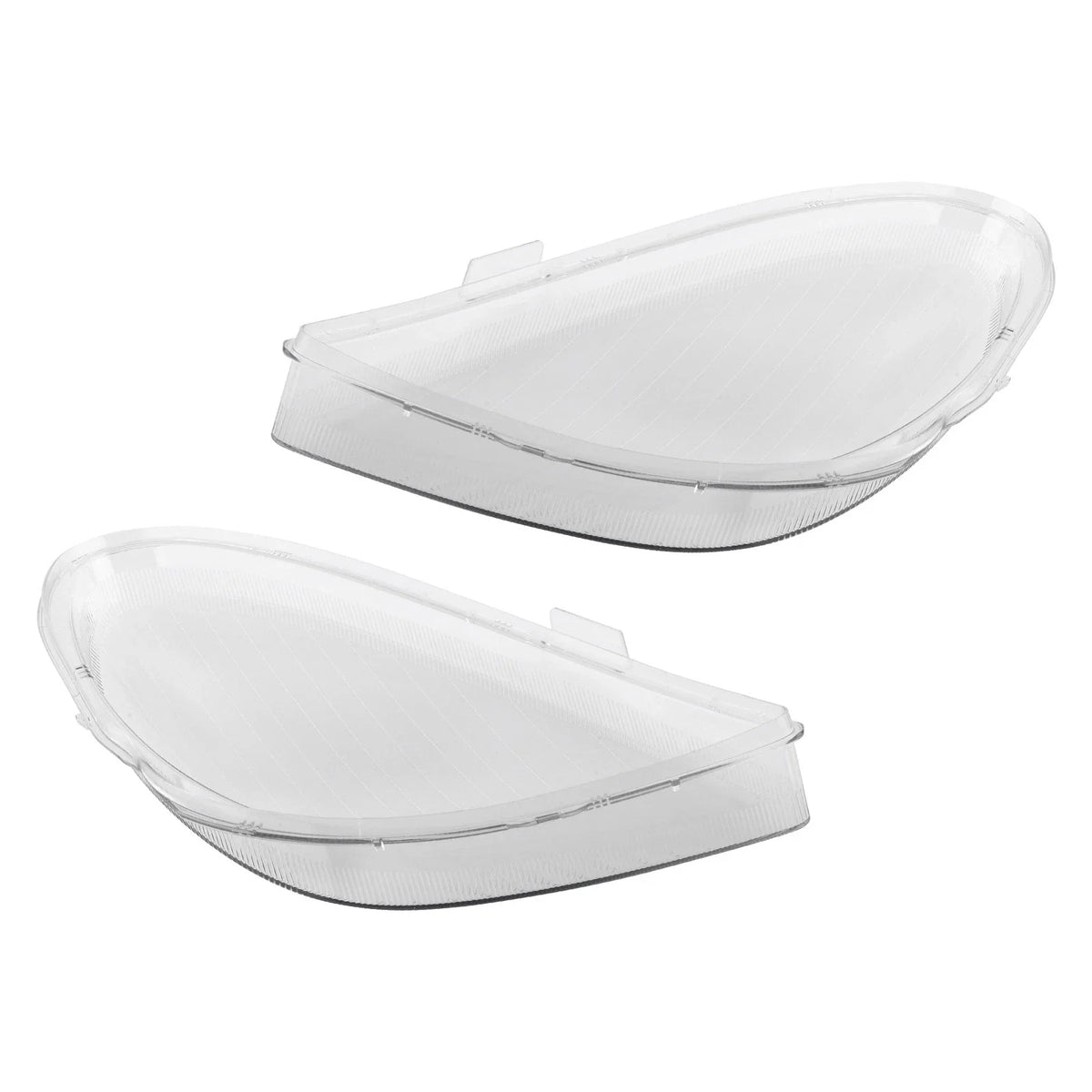 Headlight Lens Cover Front Pair for Mercedes-Benz R171 SLK (2005–2011) Clear