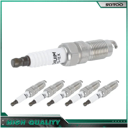 Set of 6 Iridium Platinum Spark Plugs for Ford Freestar V6 3.6L (2006–2007)
