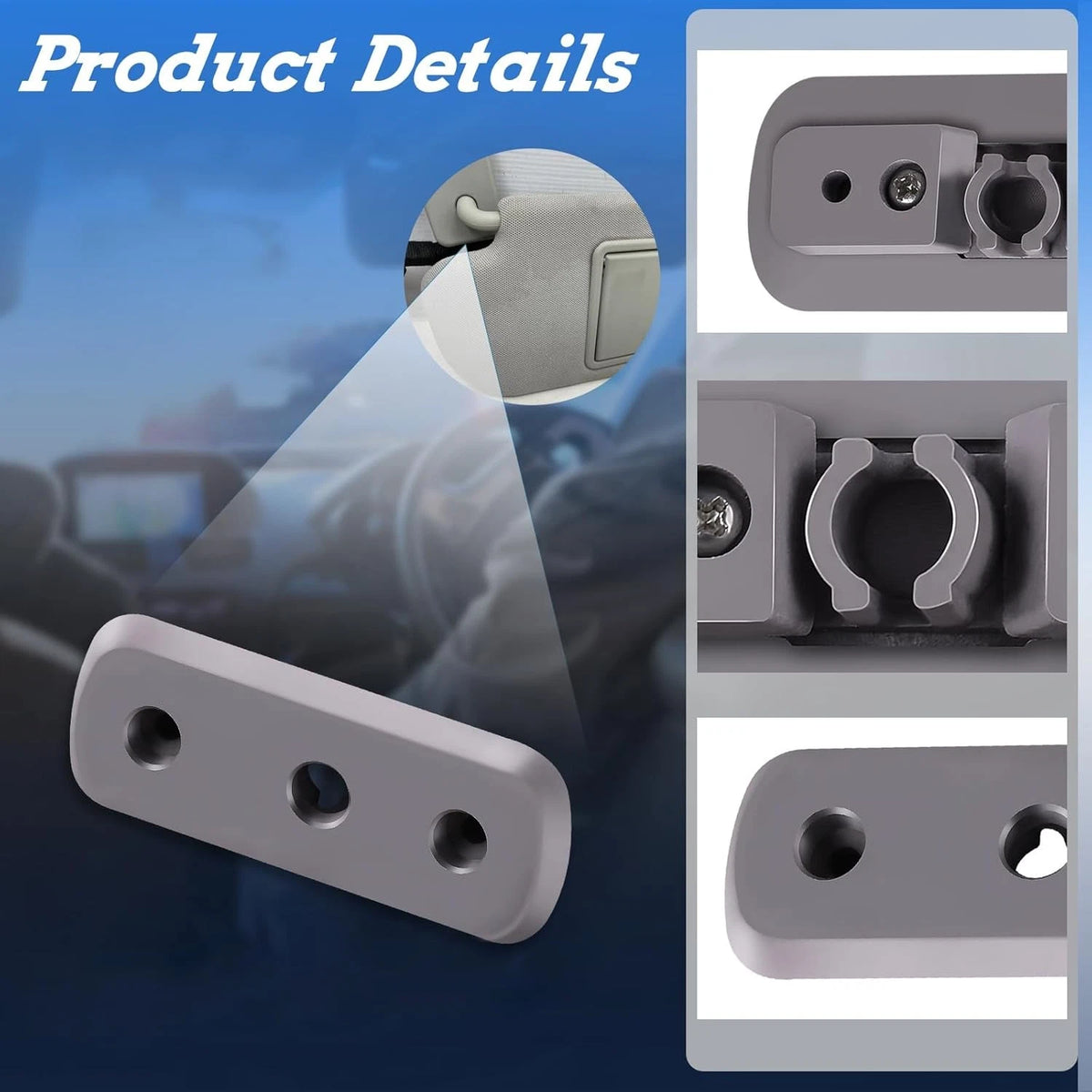Sun Visor Bracket Replace Kit for Chevrolet Colorado, GMC Canyon (2004–2011)