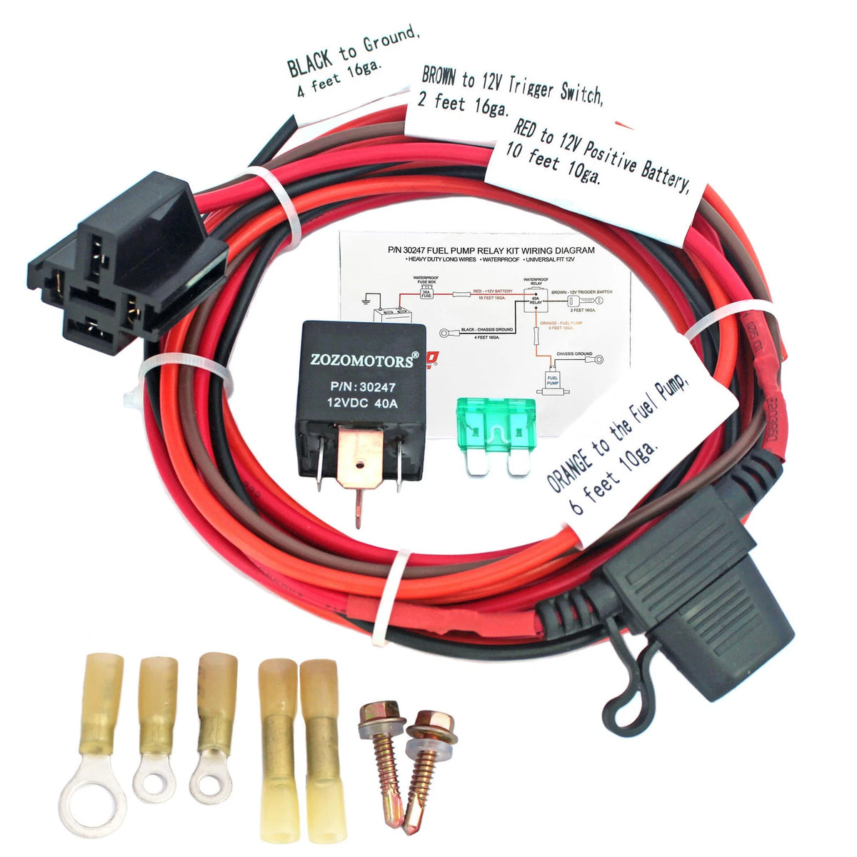 Electric Fuel Pump Relay Kit for