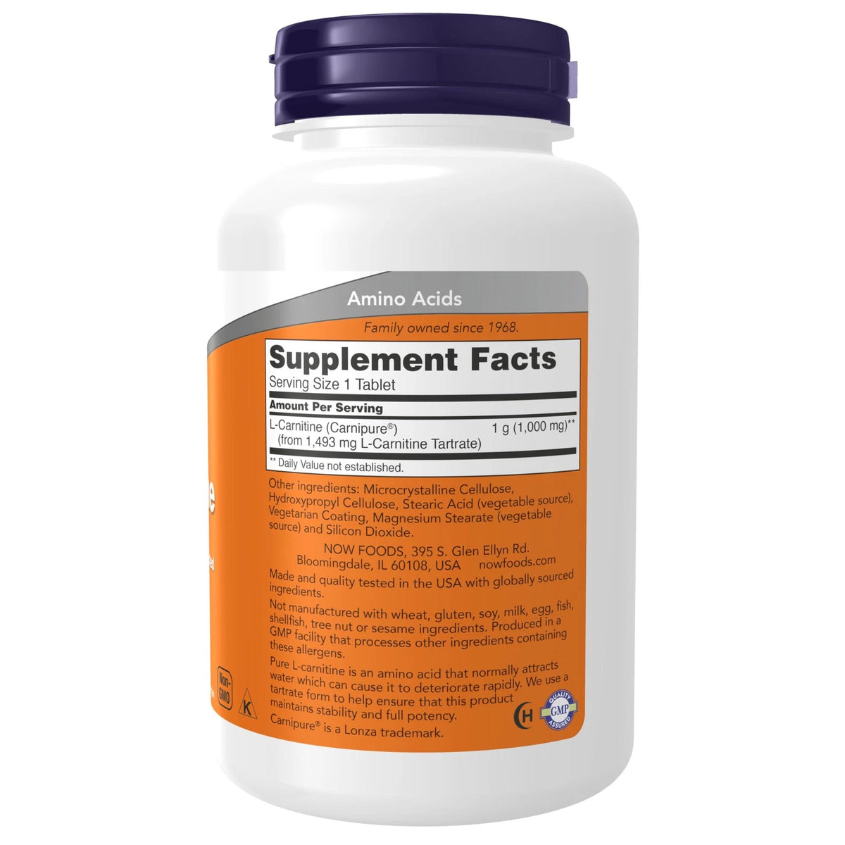 L-Carnitine 1,000 mg for NOW Foods Supplements (100 Count)