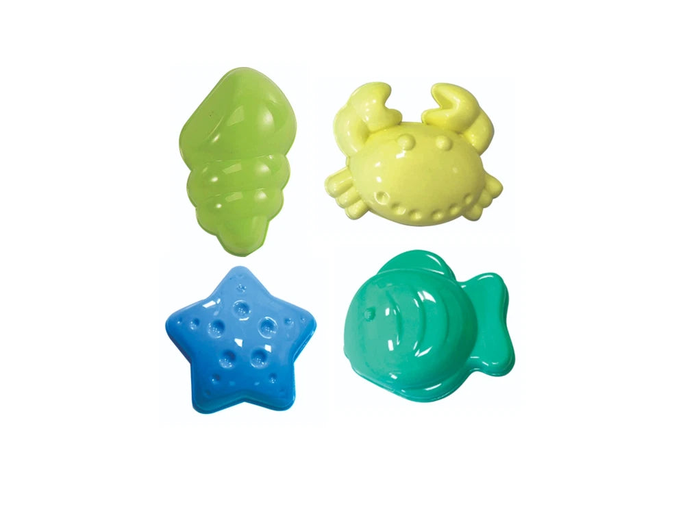 Set of 2 Beach Toy Buckets and Spades for Caravan Camping (PE3600)