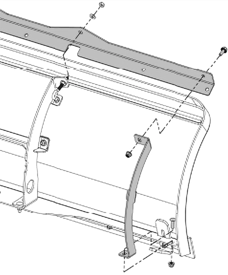 Flex Blade Stiffener Kit for KFI Plow Components (106125)