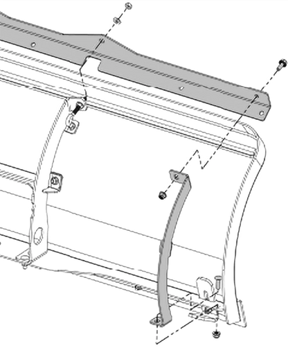 Flex Blade Stiffener Kit for KFI Plow Components (106125)