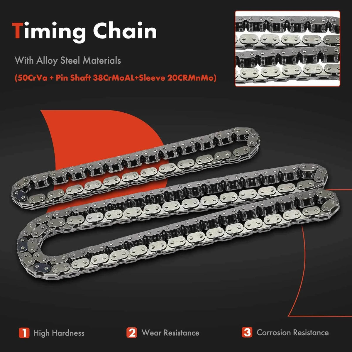 6X Timing Chain Kit for Ford Fusion, Lincoln MKZ (2013–2020)