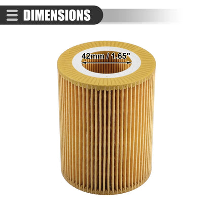 Engine Oil Filter with Gasket Set for BMW 330Ci (2001–2006) No. 11427512300