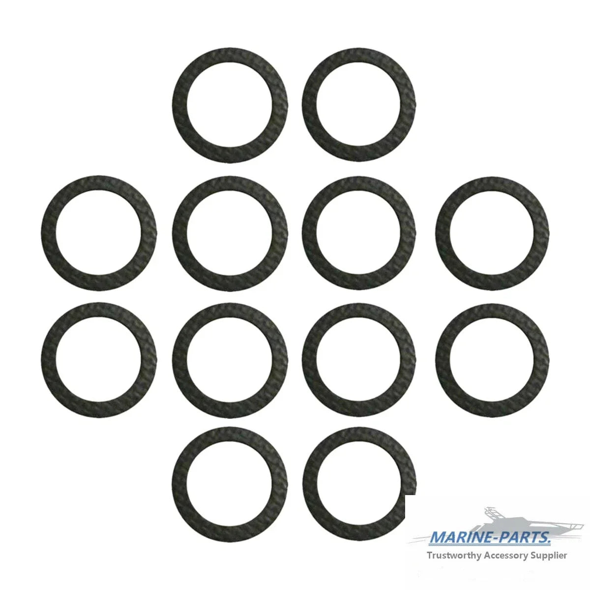 12pc Lower Gearcase Drain Gasket for Mercury MerCruiser (Replaces 12-19183, 18-2945)