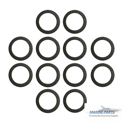 12pc Lower Gearcase Drain Gasket for Mercury MerCruiser (Replaces 12-19183, 18-2945)