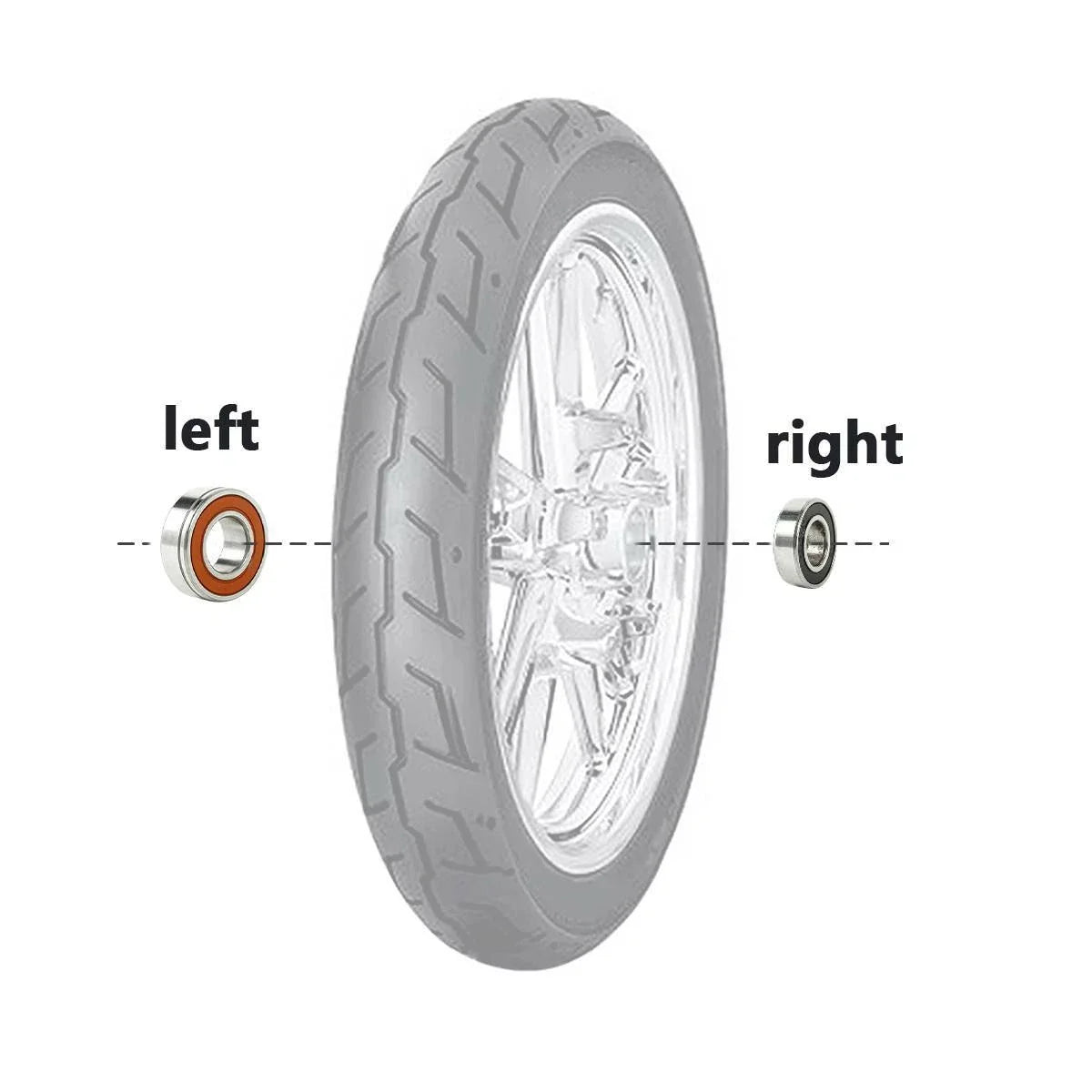 Sealed Ball Bearings for Harley Touring Street Glide (2014–2023)