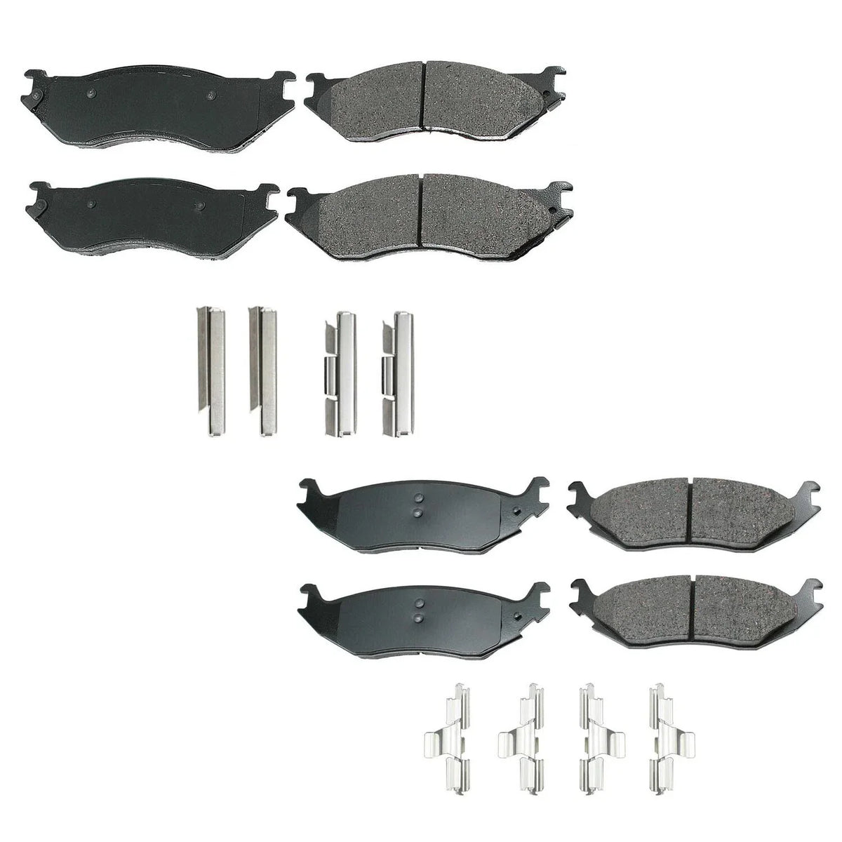 Set of 4 Akebono ProACT Ceramic Brake Pads for Dodge Ram 1500 (2002)