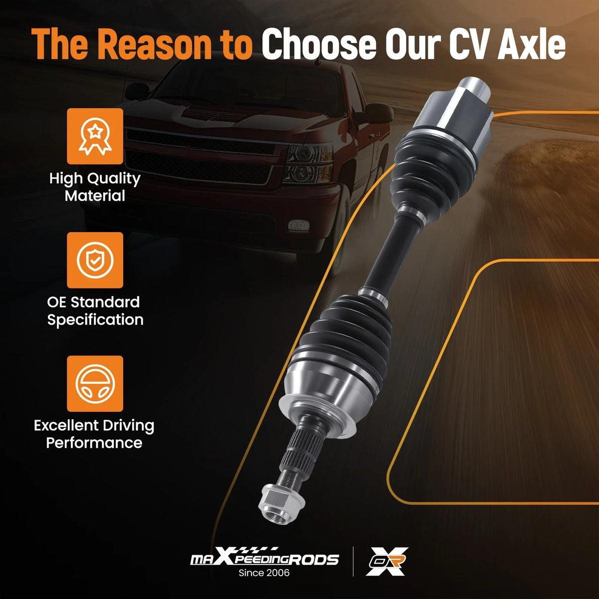 1X Front Right CV Axle Shaft for Chevrolet Equinox, GMC Terrain (2018–2023) 4WD