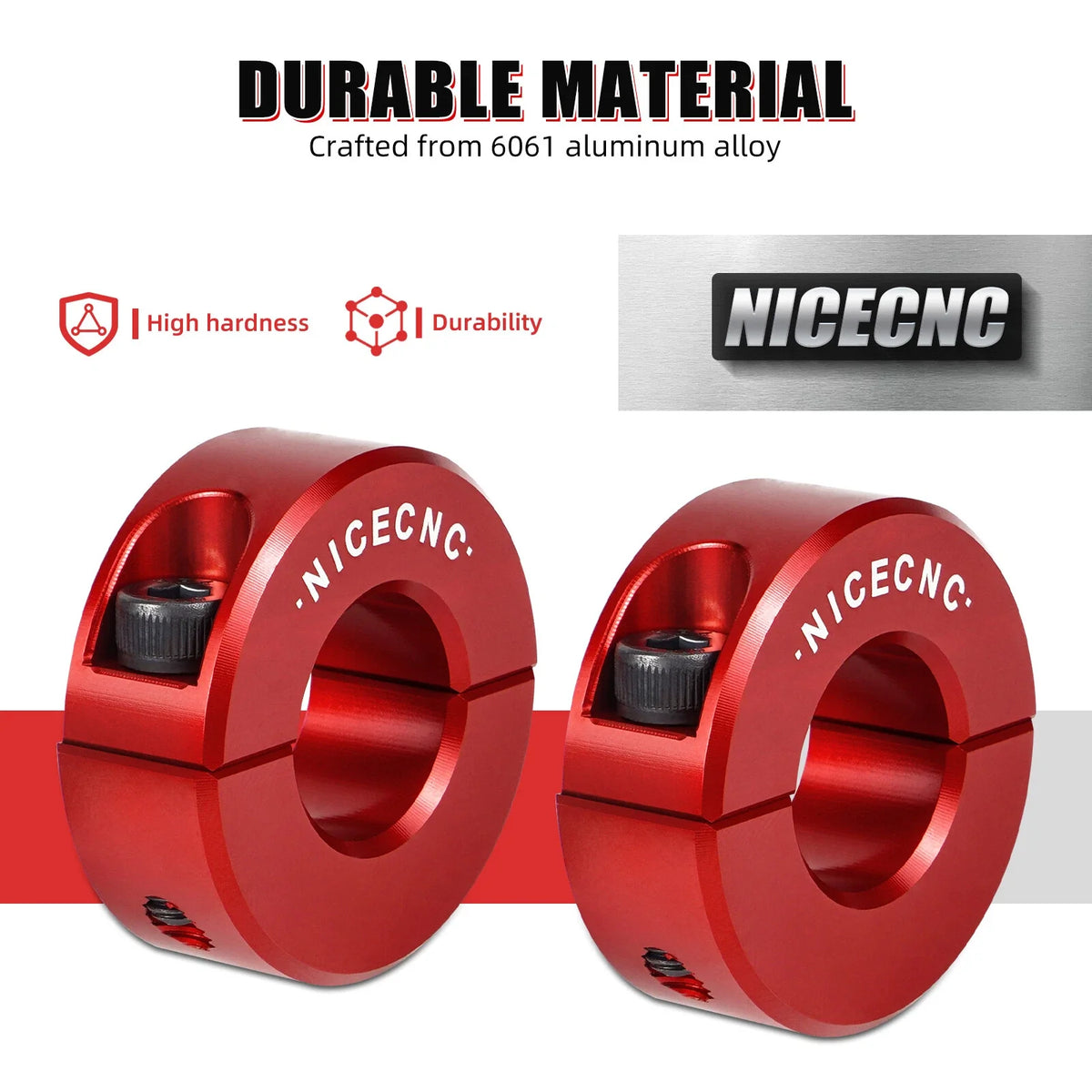 Aluminum Alloy Front Sway Bar Clamping Collars for Can-Am Maverick X3 (2018–2021)