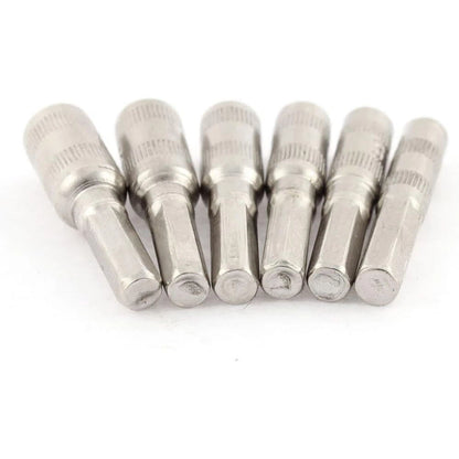 12Pcs H4 Hexagon Shank 6-Point Hex Socket Set (2.5mm-5mm)