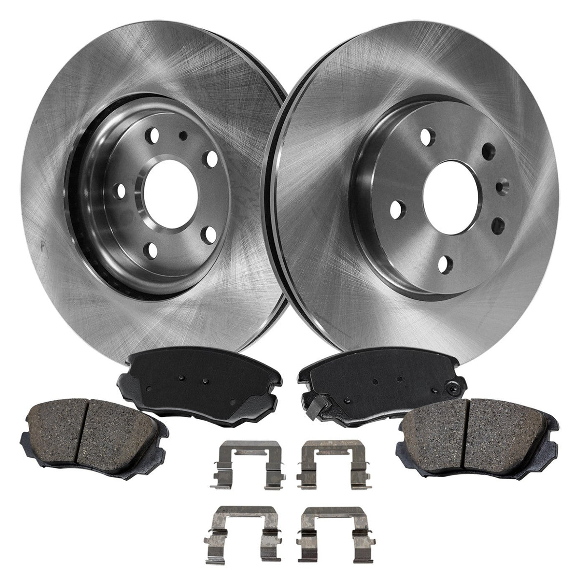 Brake Disc Rotors and Pads Kit for Chevrolet Equinox, GMC Terrain (2010–2017)