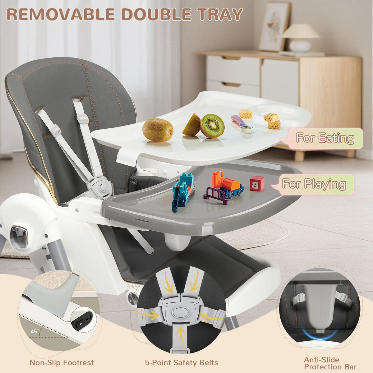 Folding Baby High Chair for Baby (2015–2023)