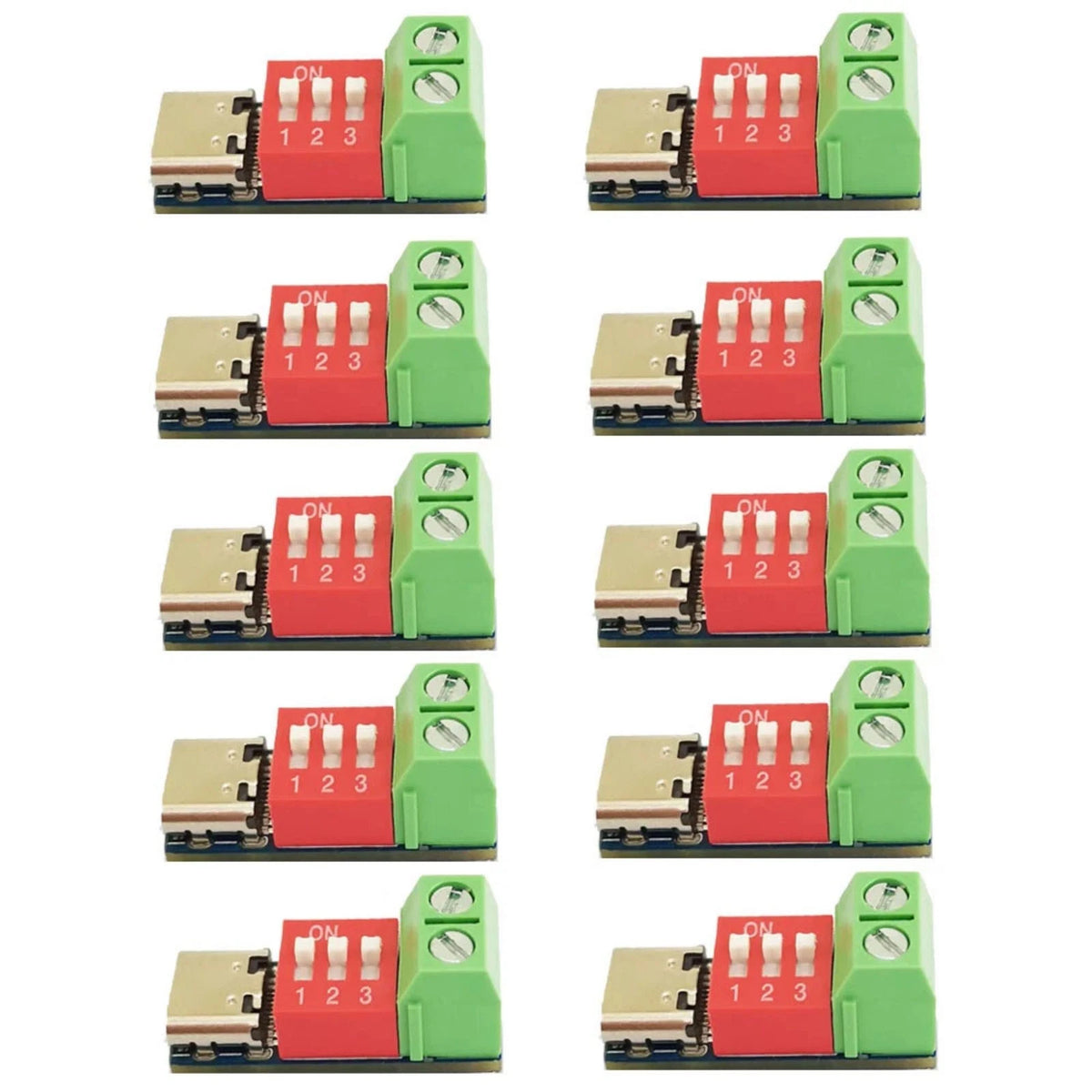 10x Fast Charge Decoy Module 100W USB-C Auto Switching Reverse Plug Detect
