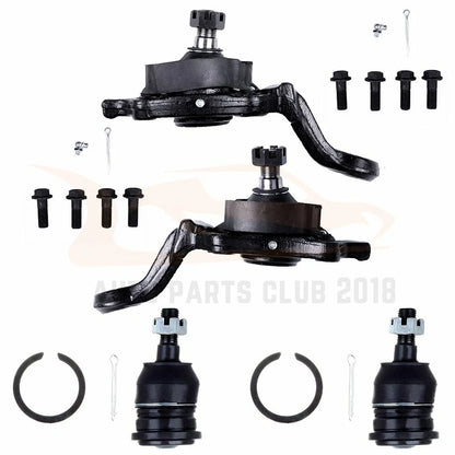 Set of 4 Front Upper Lower Ball Joints for Toyota Tundra (2004–2006)