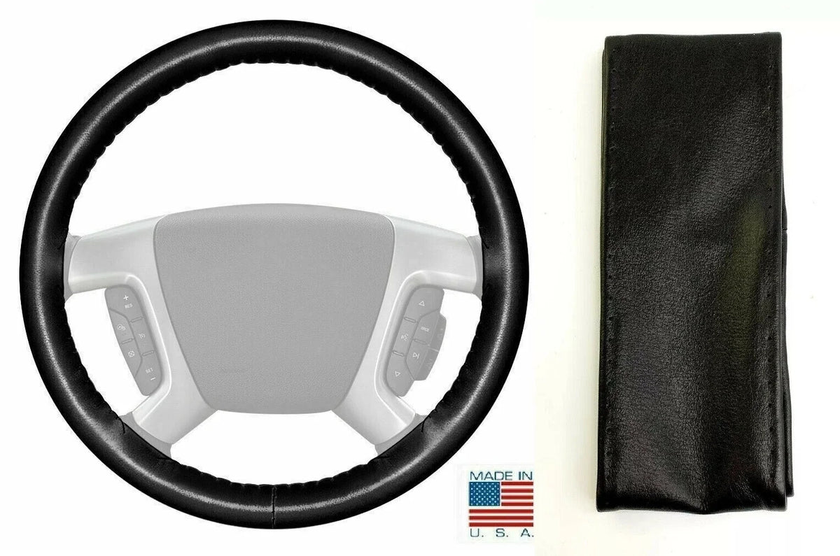 Genuine Leather Steering Wheel Cover 15-1/2 x 4-1/2 for Ram (2009–2023)
