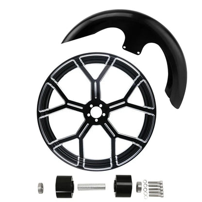 23" Wheel Rim for Harley Road King, Glide (2008–2024) - Dual Disc Hub, Front Fender