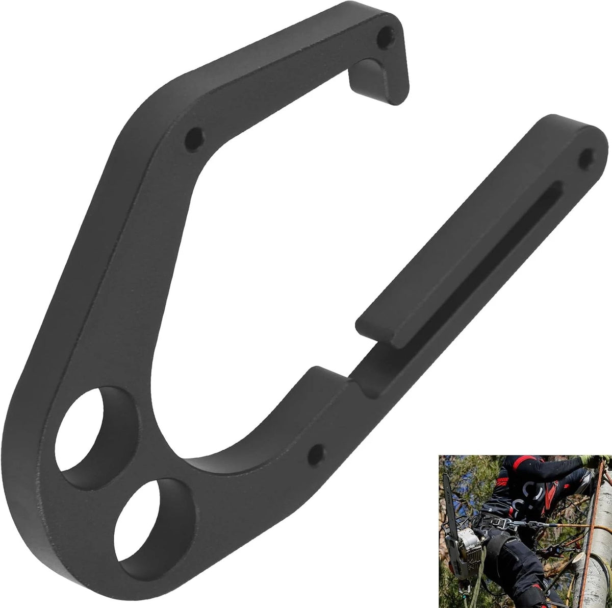 Aluminum Tree Climbing Hook for Shember XL (One-Hand Operation)