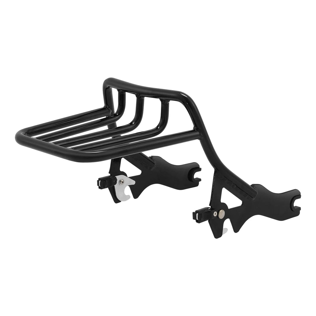 2X Black Two-Up Luggage Rack for Harley Sport Glide Low Rider (2018–2025)