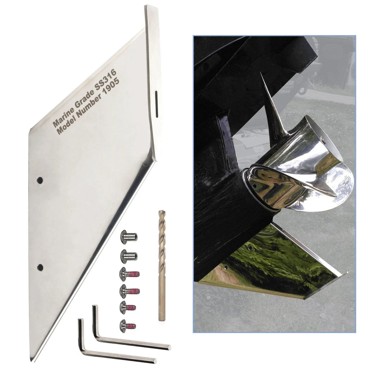 Skeg Guard for Mercury Mariner Verado (150-400hp) SKEGGARD