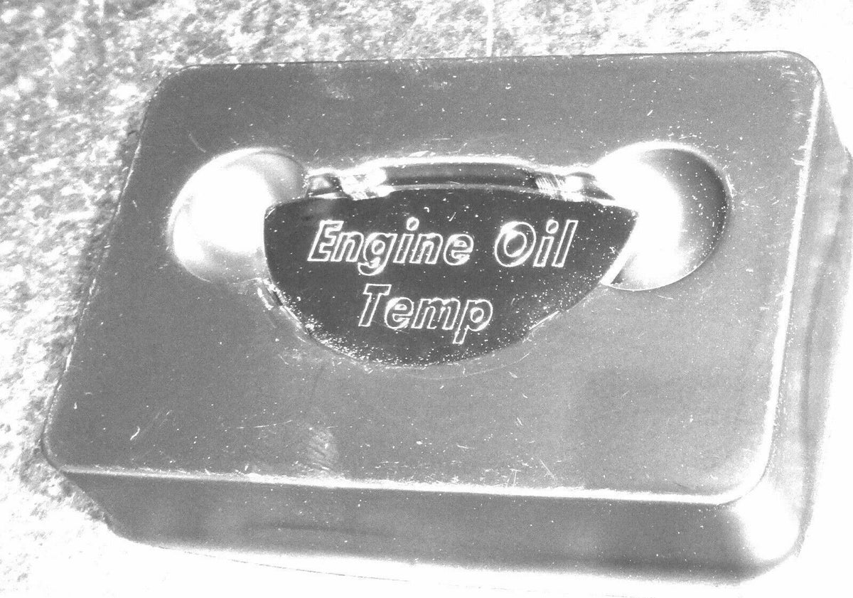 GG Gauge Emblem for Kenworth (68641) Engine Oil Temperature Stainless Steel