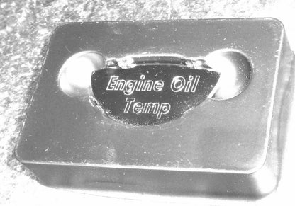 GG Gauge Emblem for Kenworth (68641) Engine Oil Temperature Stainless Steel