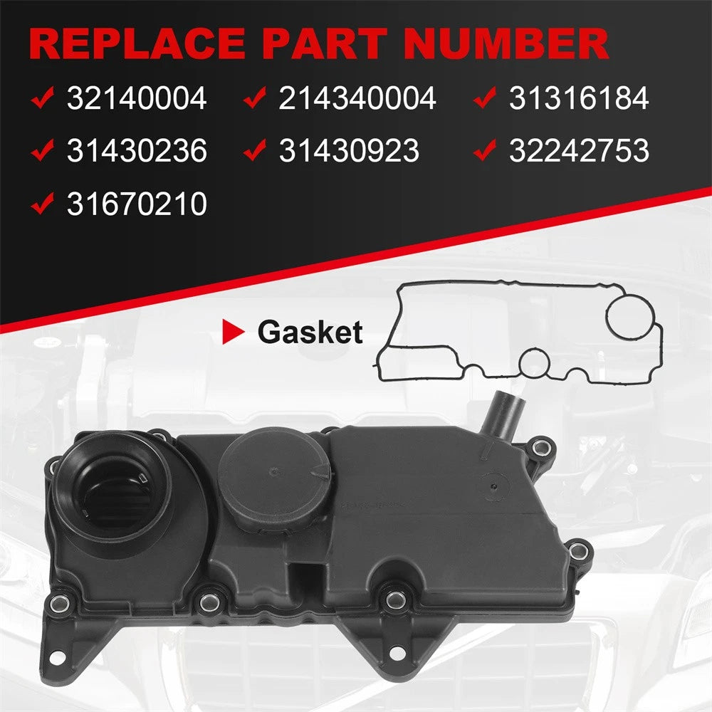 PCV Oil Trap Valve for Volvo XC70 S80 S90 XC90 V60 (Replacement 31316184)
