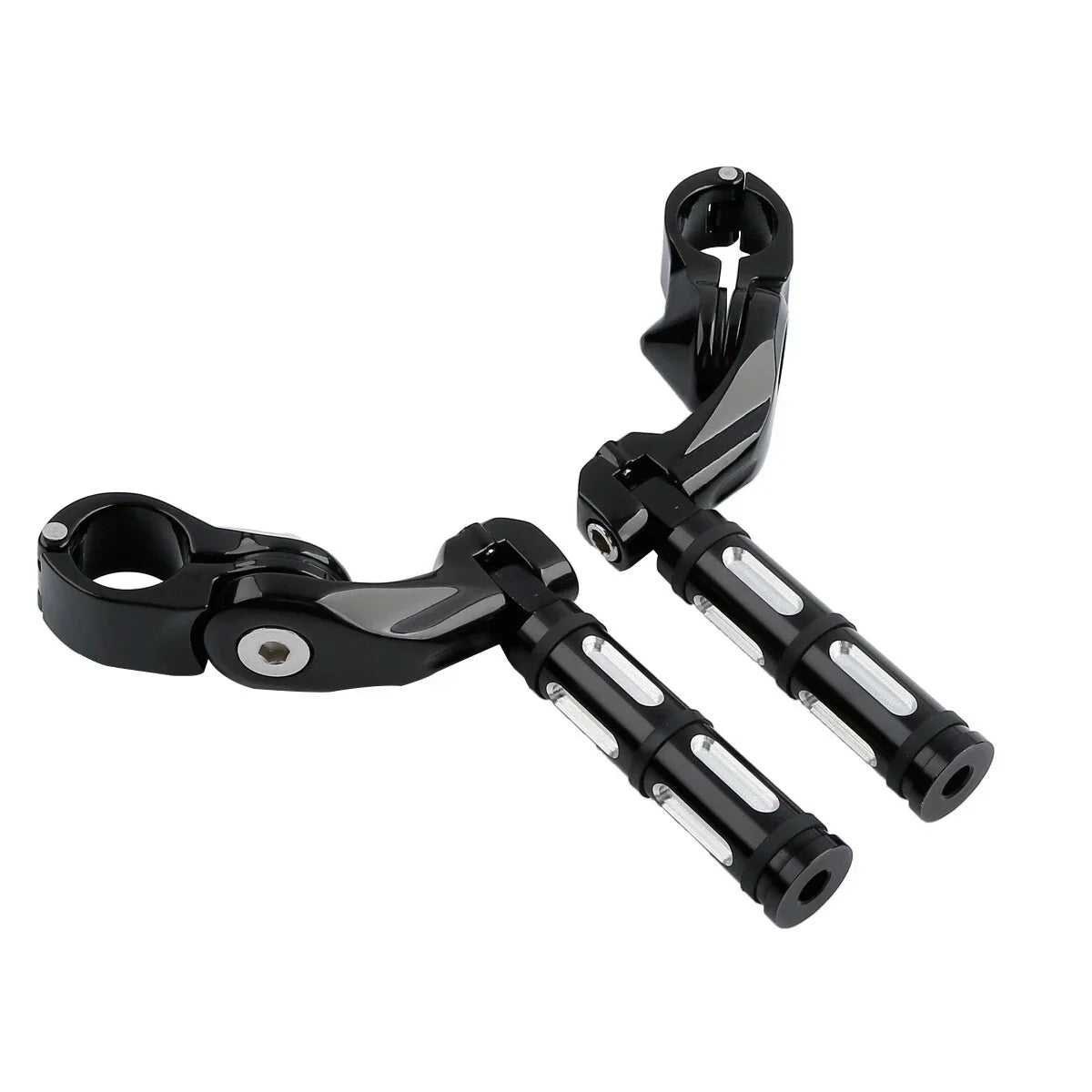 Rear Passenger Floorboards & Highway Foot Pegs for Harley Street Glide (93-25)