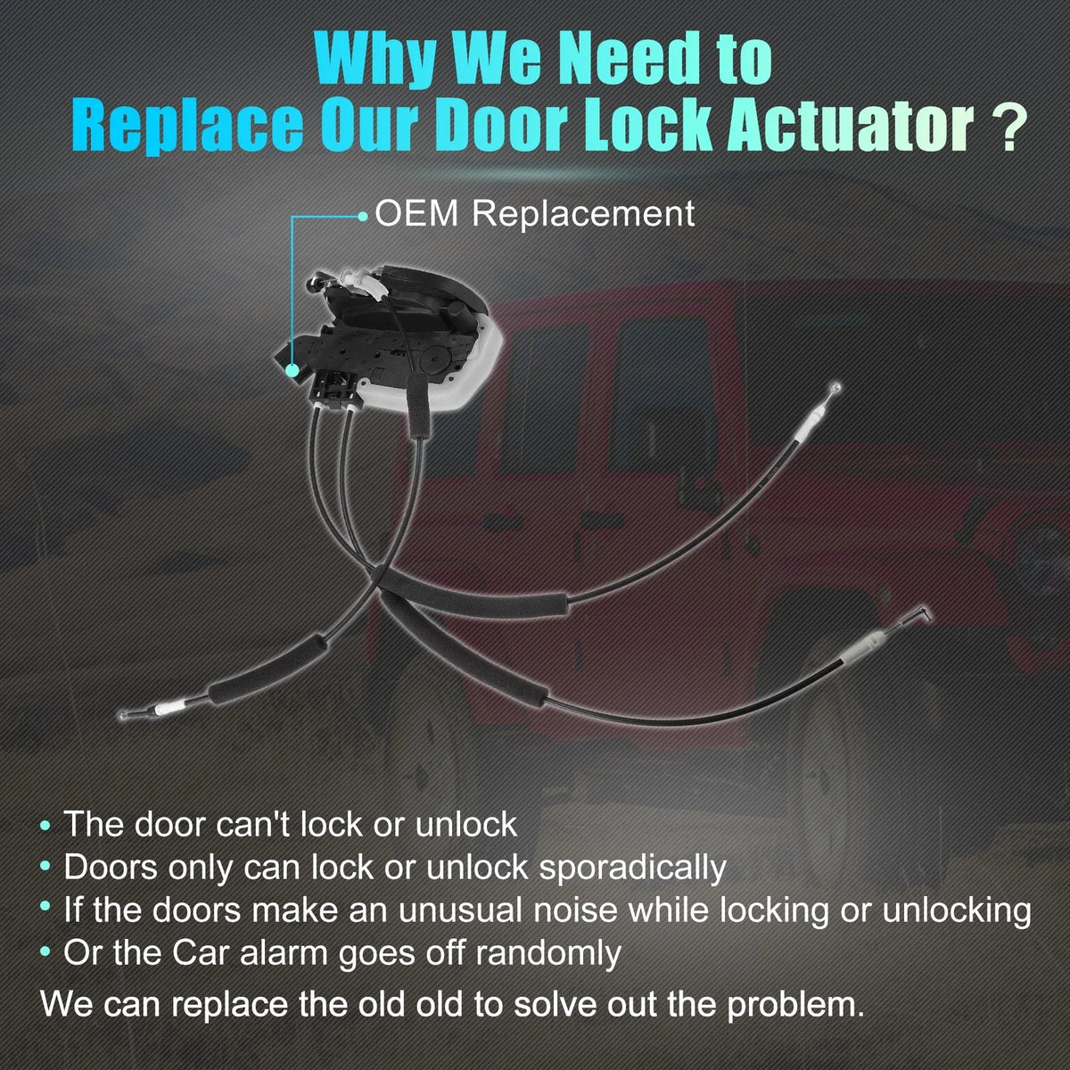 Front Right Door Lock Actuator Motor for Nissan Sentra (No. 80500ET200)