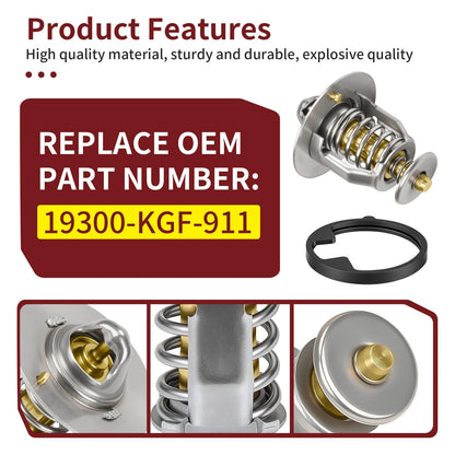 Thermostat & Gasket for Honda SH150i CRF250RL (2010, 2017, 2018-2020) 19300-KGF-911