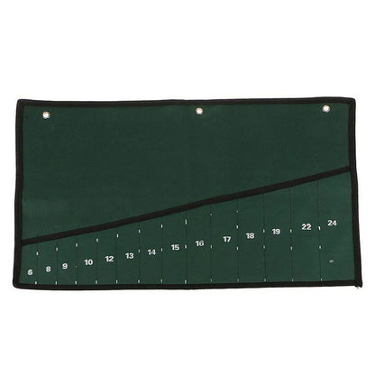 8 Pocket Canvas Roll Up Wrench Organizer Bag for Automotive Tools