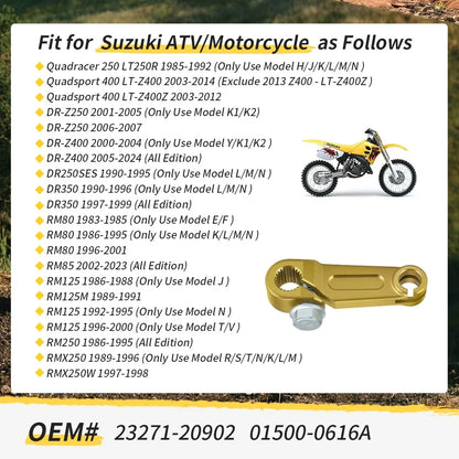 Clutch Release Arm for Suzuki DRZ400 LT-Z 400 RM80 RM85 DR350 (1990–2006) 23271-20902