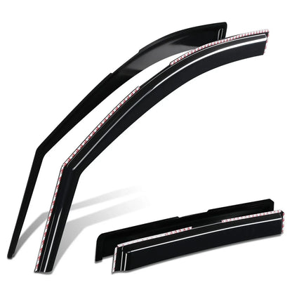 4-Piece In-Channel Wind Rain Side Window Visors for GMC Acadia (2017–2023)