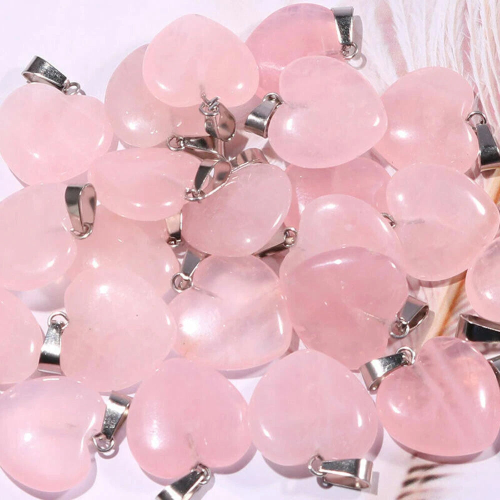 10X Crystal Stone Opal Healing Reiki Necklace Pendants for