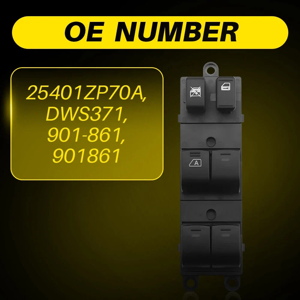 Power Window Master Control Switch for Nissan Frontier Crew Cab (2007–2017)