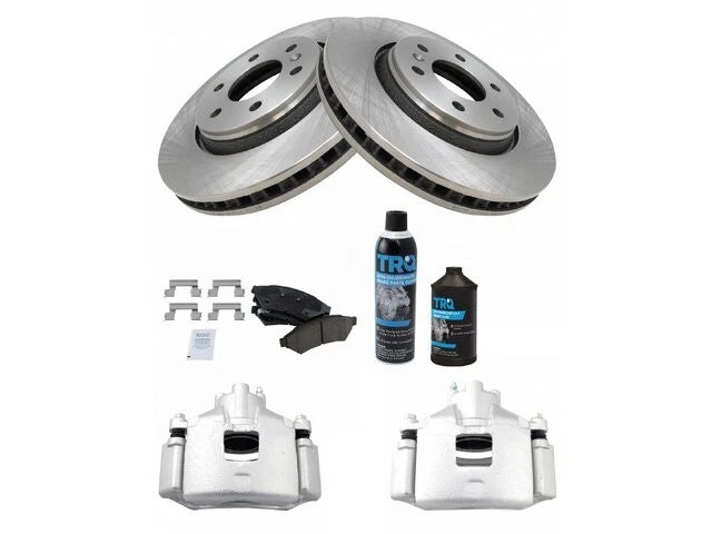 Set of 4 Brake Pads Rotors Calipers for Buick Terraza (2005–2007) 61114YWMK
