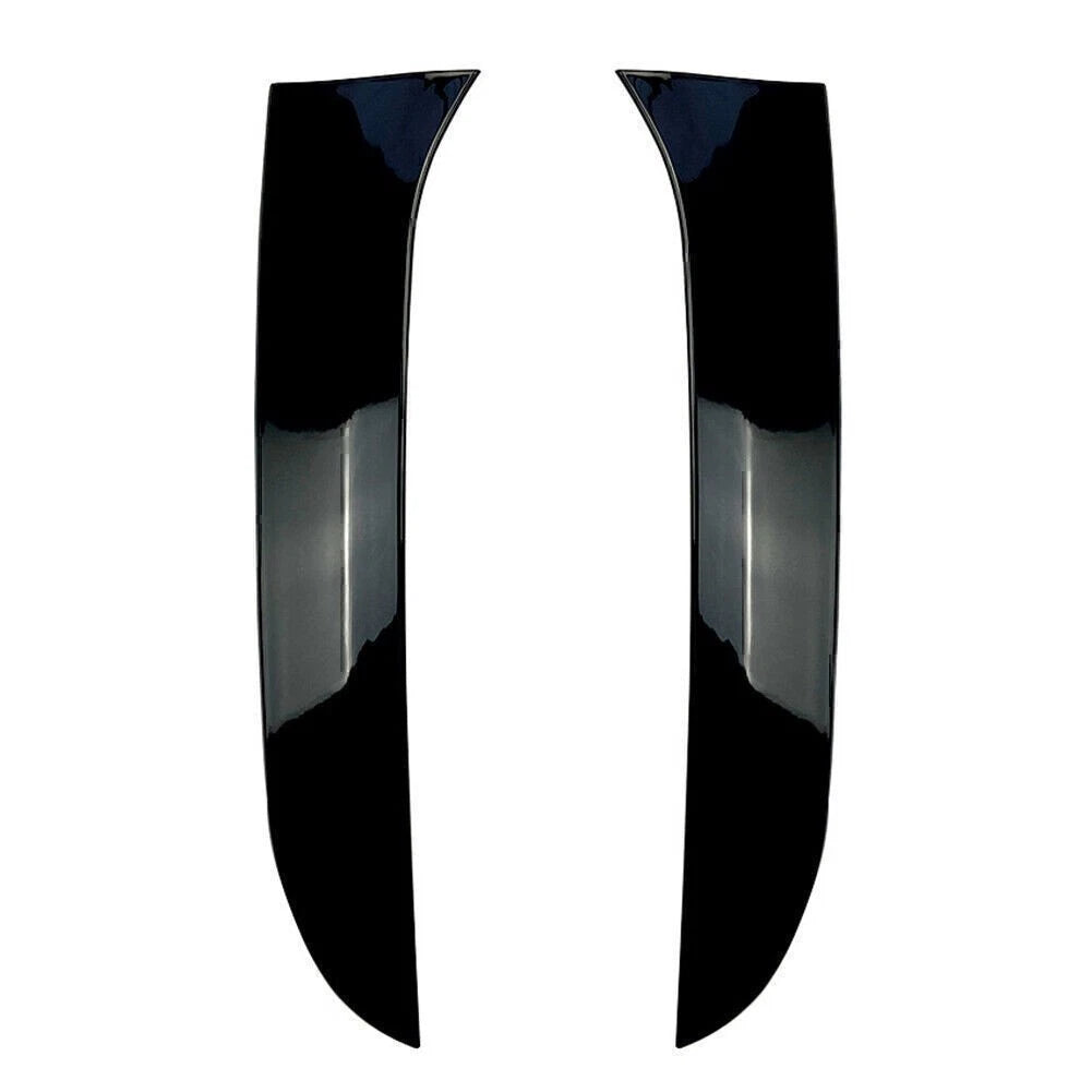 Pair Rear Window Side Canard Spoiler Splitter Trim for Golf 6 MK6 (2009–2013)
