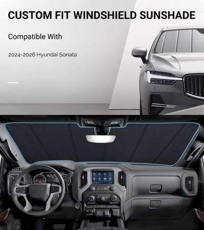 Windshield Sunshade for Hyundai Sonata (2024–2026)